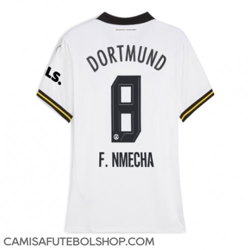 Camisa de time de futebol Borussia Dortmund Felix Nmecha #8 Replicas 3º Equipamento Feminina 2024-25 Manga Curta